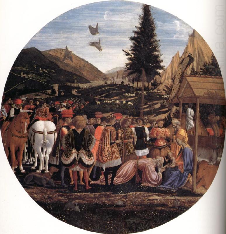 DOMENICO VENEZIANO The Adoration of the Magi china oil painting image